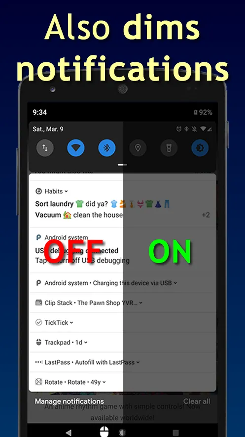 Screen & Notifications Dimmer | Indus Appstore | Screenshot