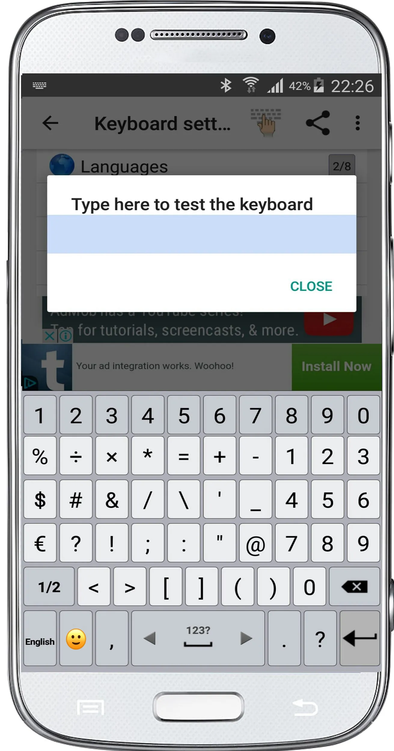 Classic Big Keyboard | Indus Appstore | Screenshot