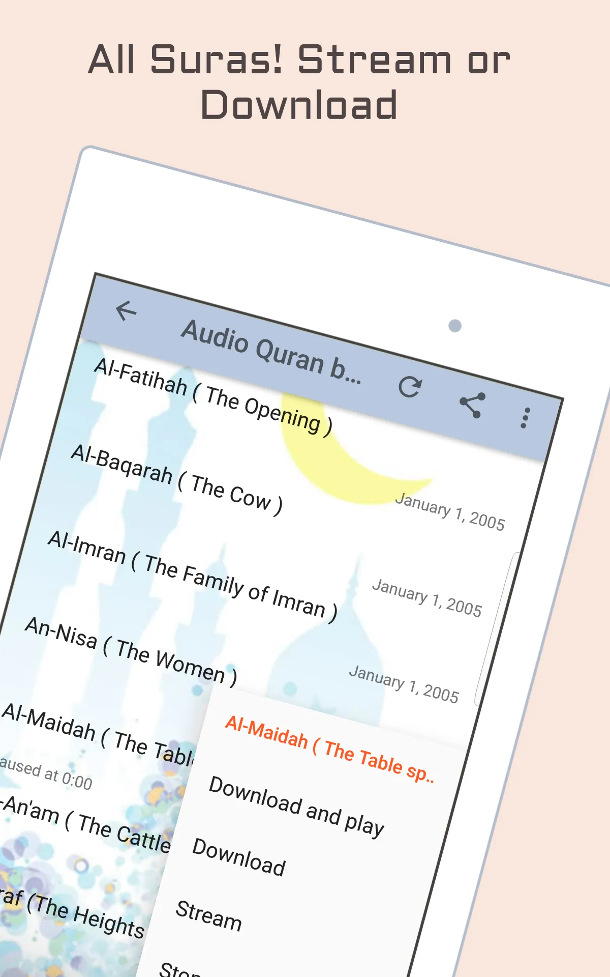 Audio Quran by Abdul Basit | Indus Appstore | Screenshot