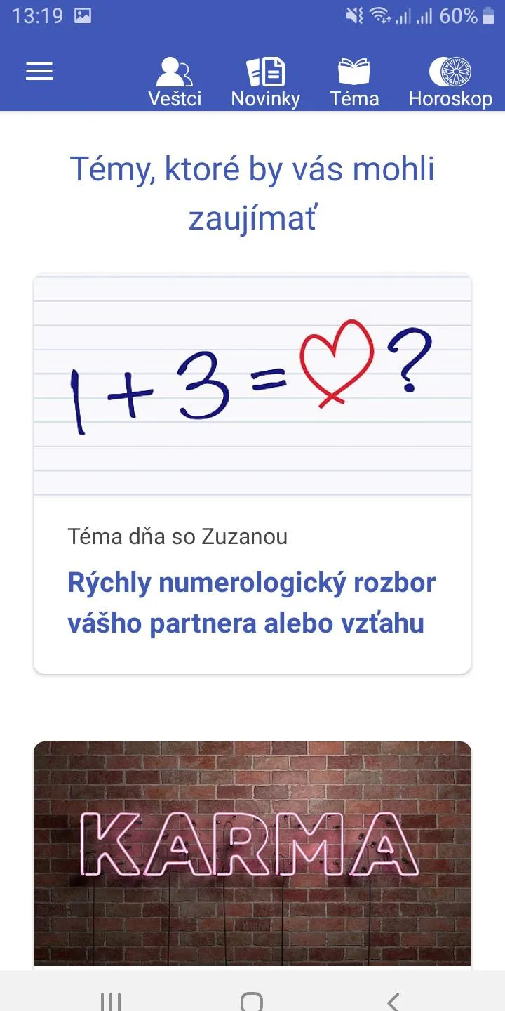 Moneo - horoskopy a veštenie | Indus Appstore | Screenshot