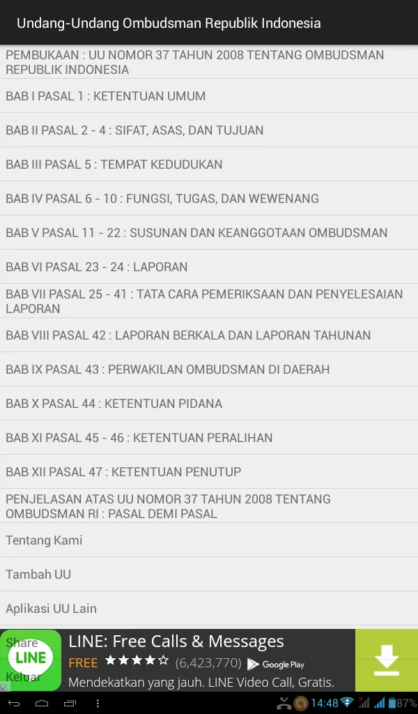 Undang-Undang Ombudsman | Indus Appstore | Screenshot