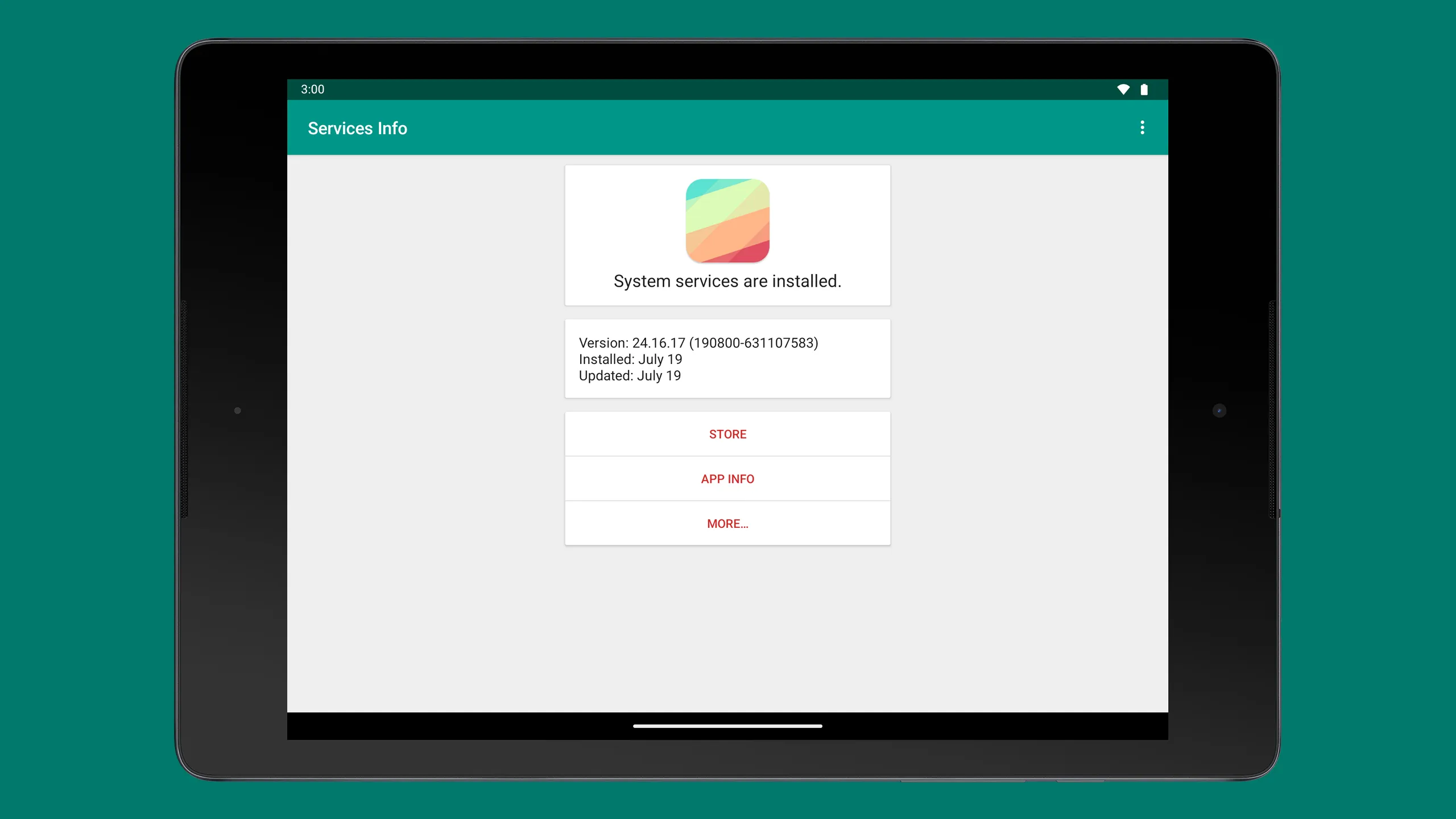 Services Info (Update) | Indus Appstore | Screenshot