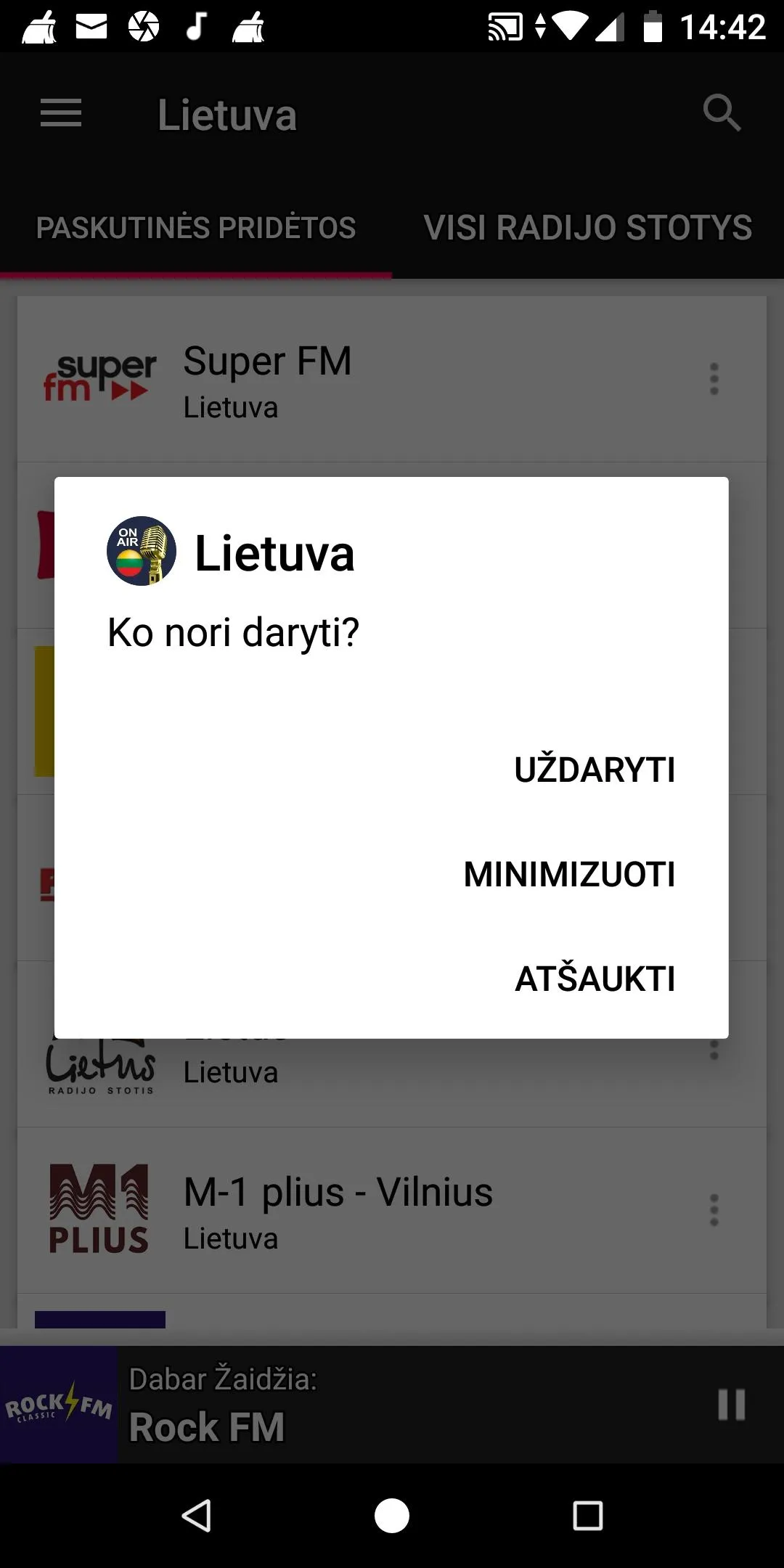 Lithuanian Radio Stations | Indus Appstore | Screenshot