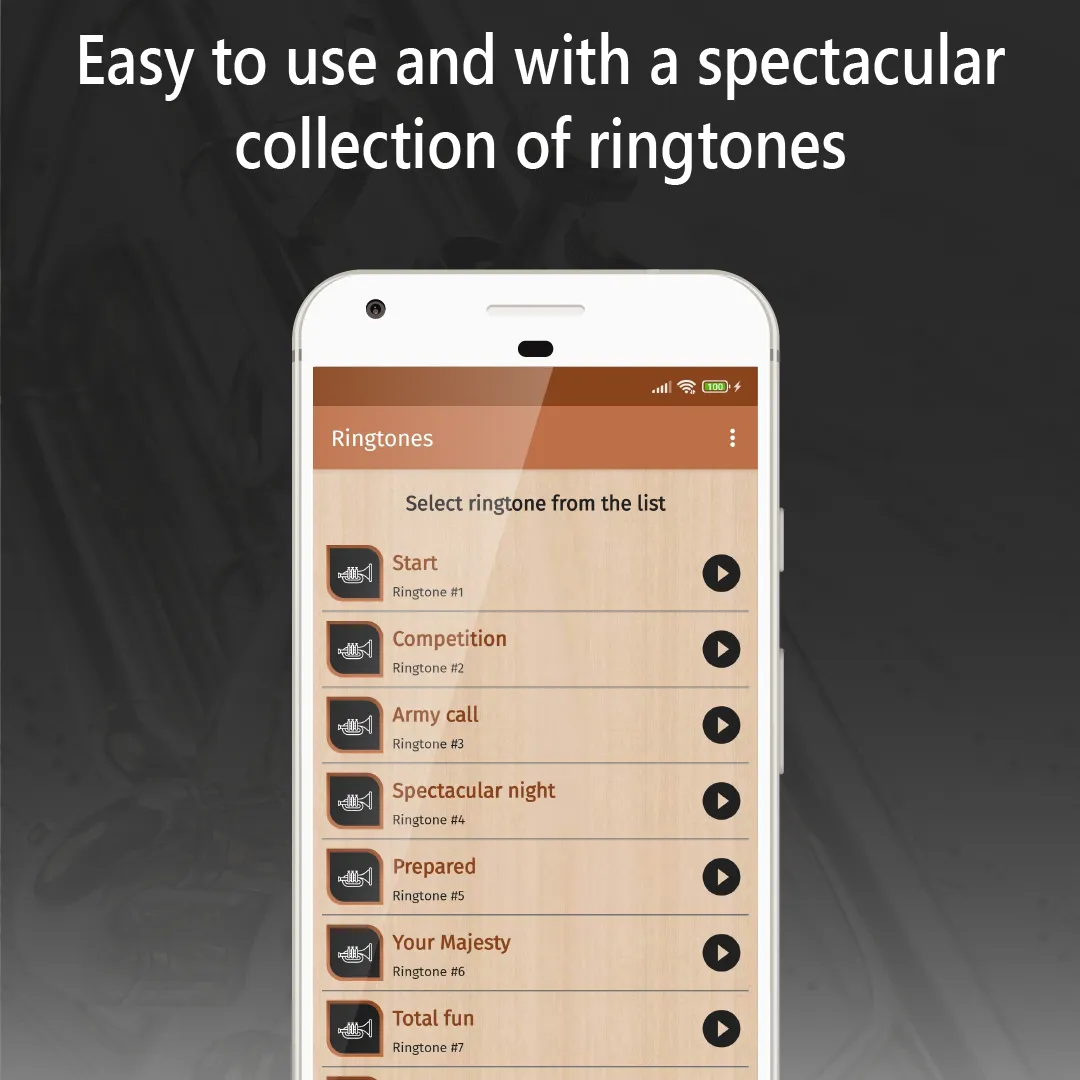 trumpet ringtones for phone | Indus Appstore | Screenshot