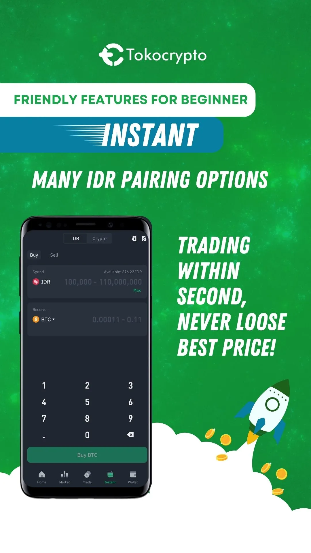 Tokocrypto: Buy Bitcoin Crypto | Indus Appstore | Screenshot