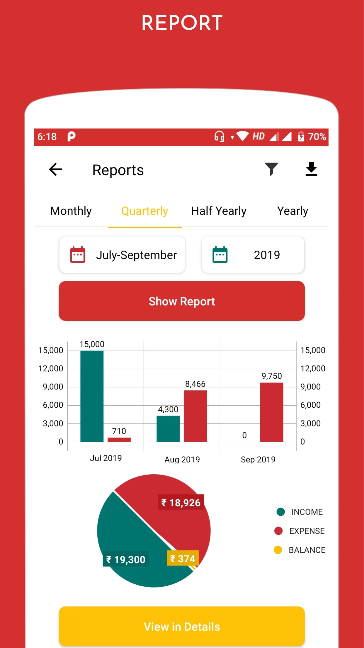 Daily Income Expense Manager | Indus Appstore | Screenshot