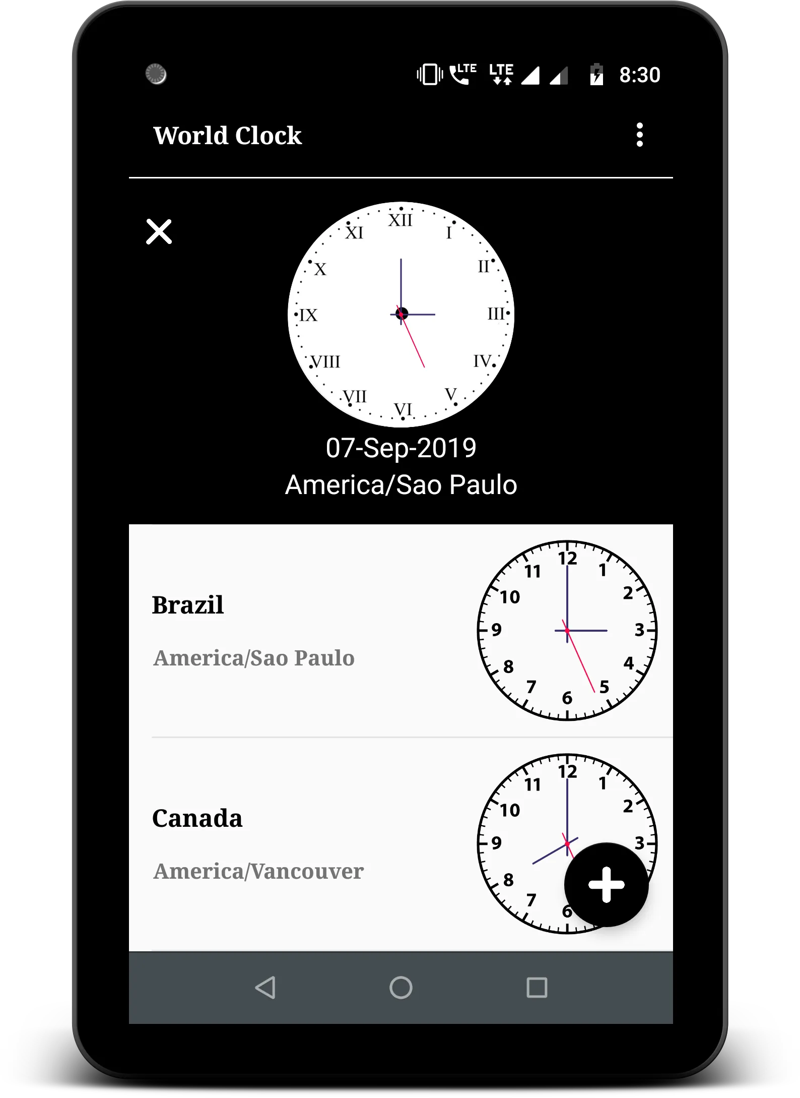 World Clock | Indus Appstore | Screenshot