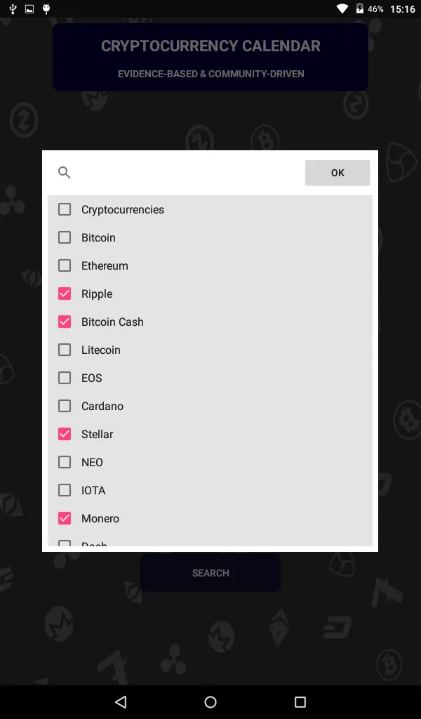 Cryptocurrency Calendar | Indus Appstore | Screenshot