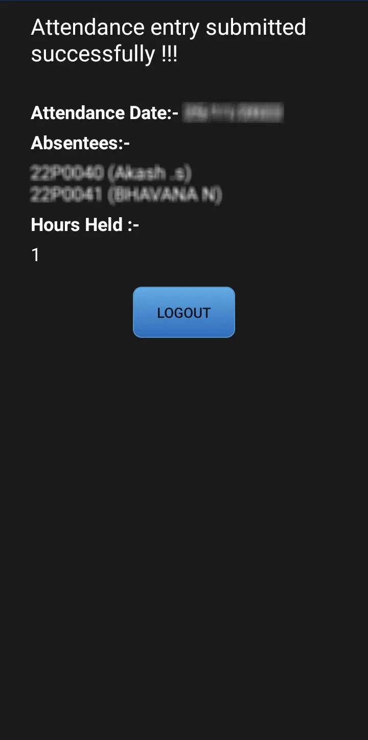 CJC Attendance App | Indus Appstore | Screenshot