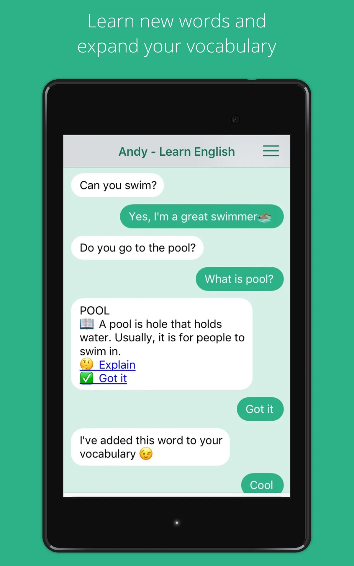 Andy English Language Learning | Indus Appstore | Screenshot