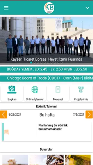 Kayseri Ticaret Borsası | Indus Appstore | Screenshot