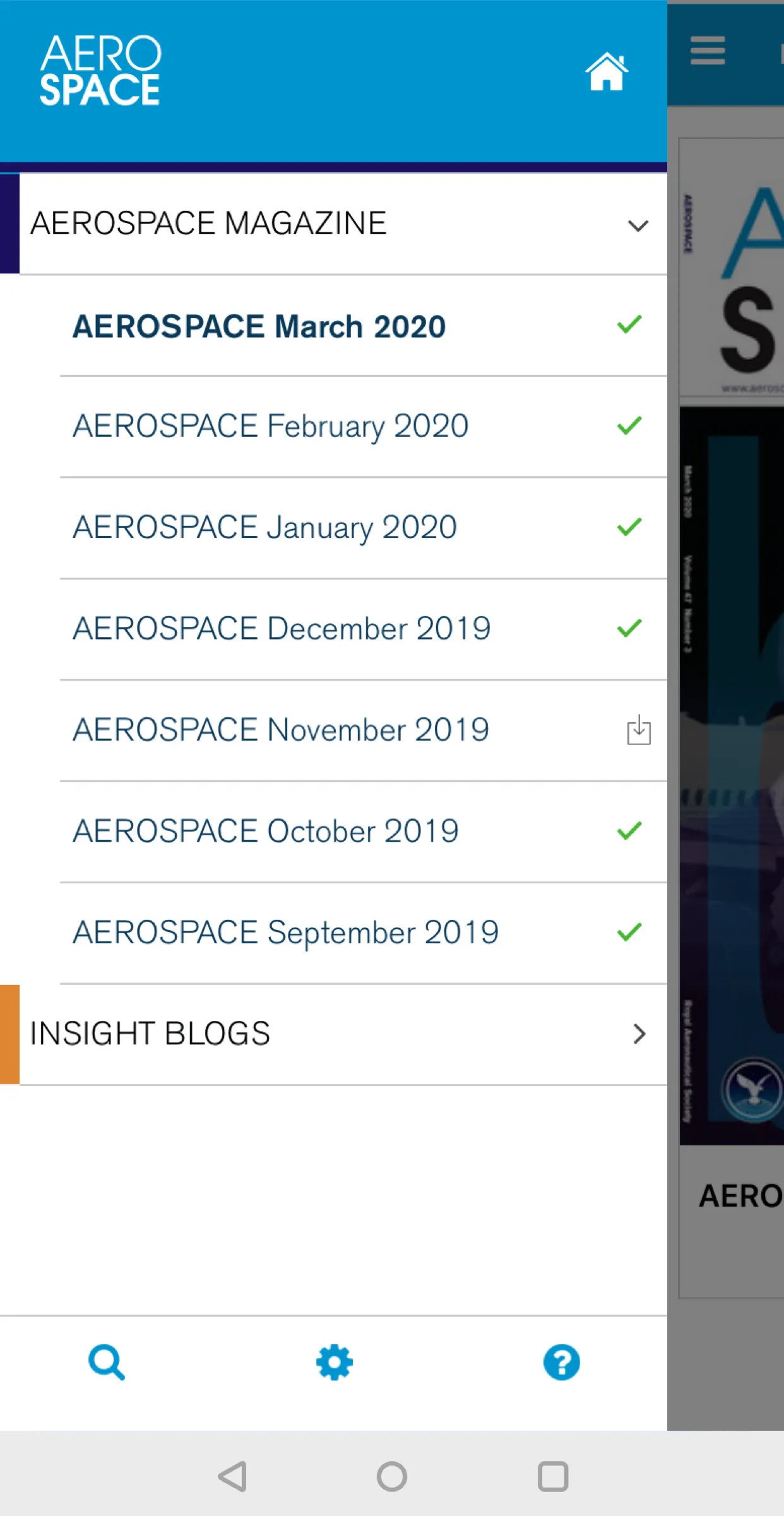 AEROSPACE magazine | Indus Appstore | Screenshot