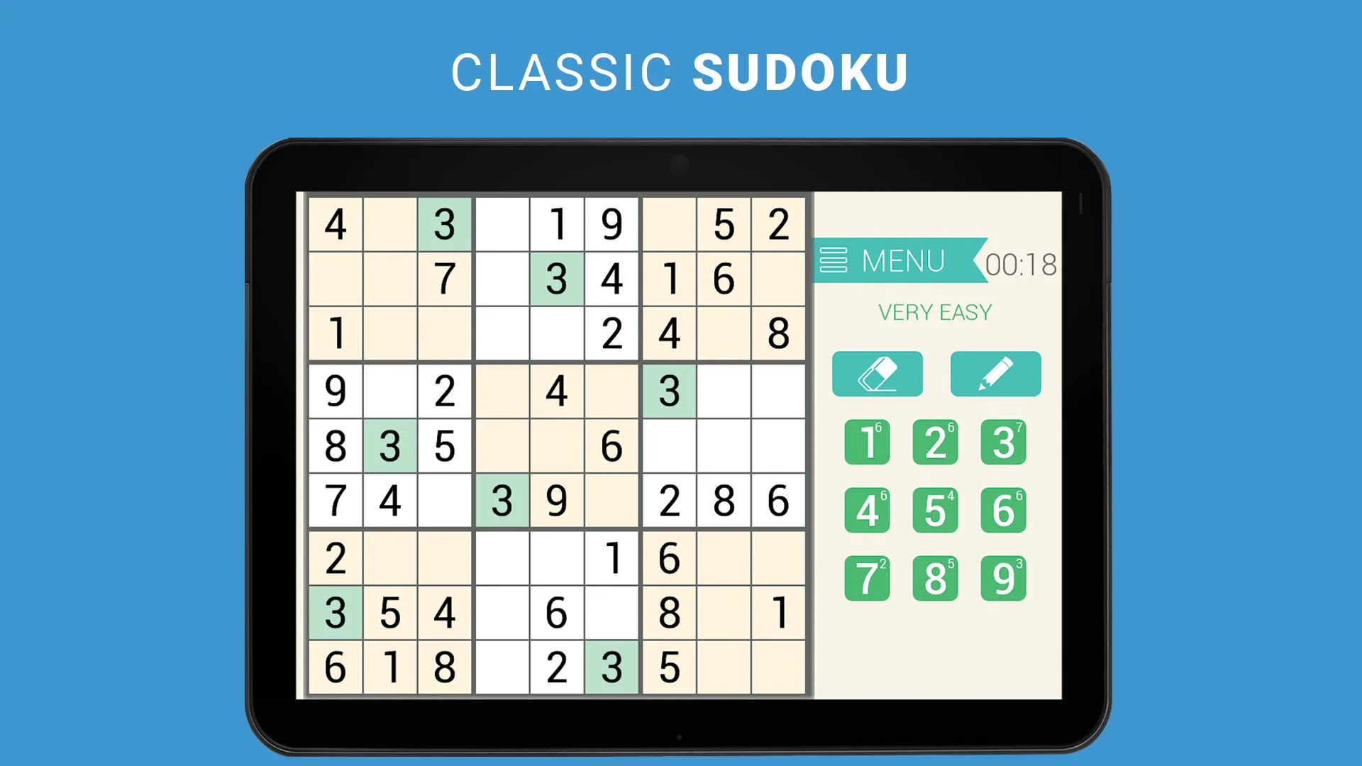 Sudoku classic - easy sudoku | Indus Appstore | Screenshot