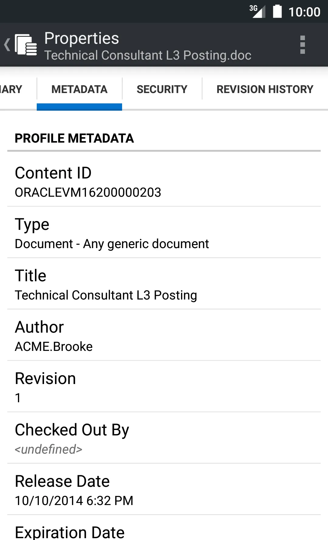 Oracle WebCenter Content | Indus Appstore | Screenshot