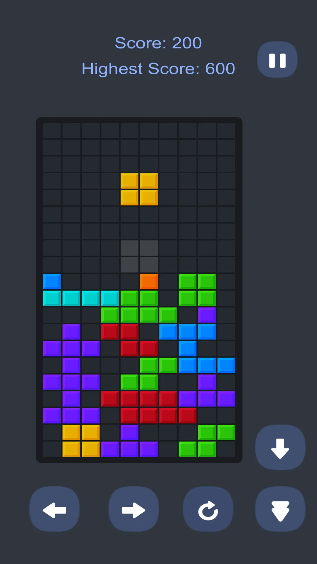 Falling Blocks Puzzle | Indus Appstore | Screenshot