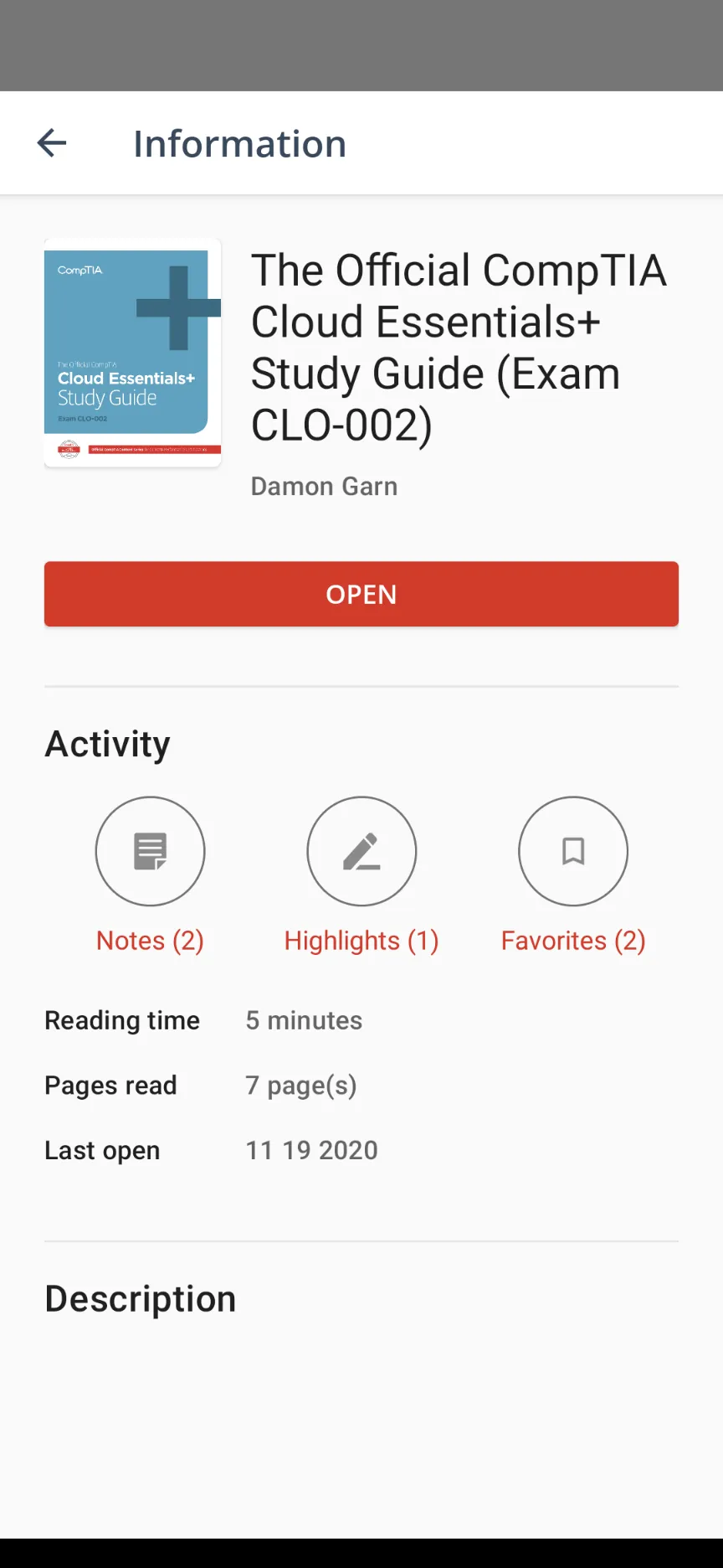 The CompTIA Self-Paced eReader | Indus Appstore | Screenshot