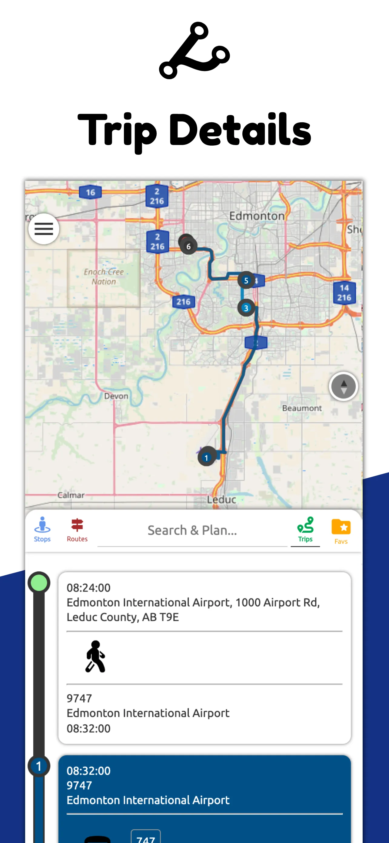 Edmonton Transit RT - ETS | Indus Appstore | Screenshot