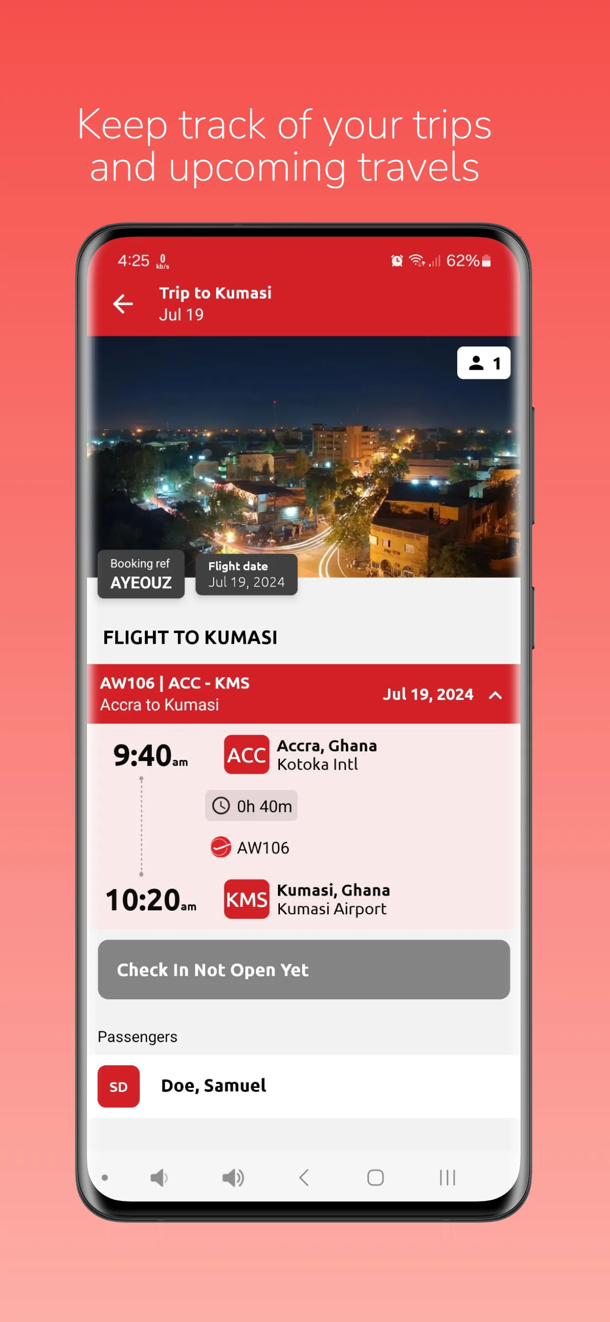 Africa World Airlines | Indus Appstore | Screenshot