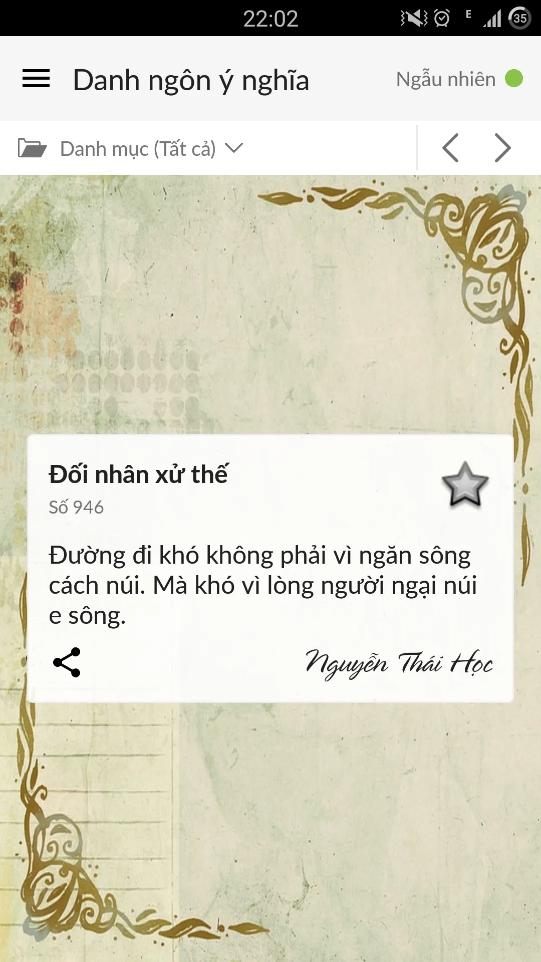 Danh ngon cuoc song tuyen tap | Indus Appstore | Screenshot