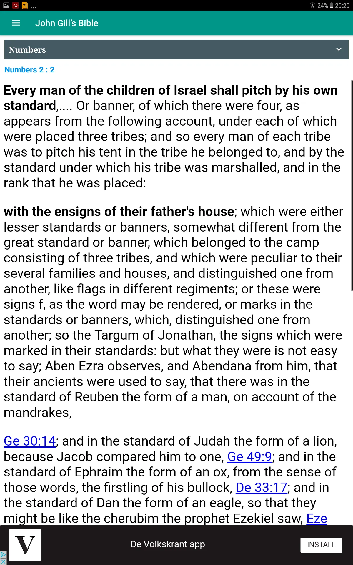 John Gill Bible Commentary | Indus Appstore | Screenshot