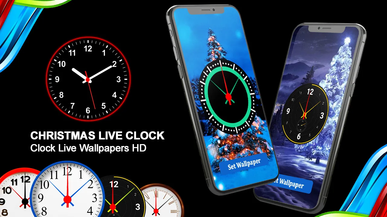 Christmas Clock Live Wallpaper | Indus Appstore | Screenshot