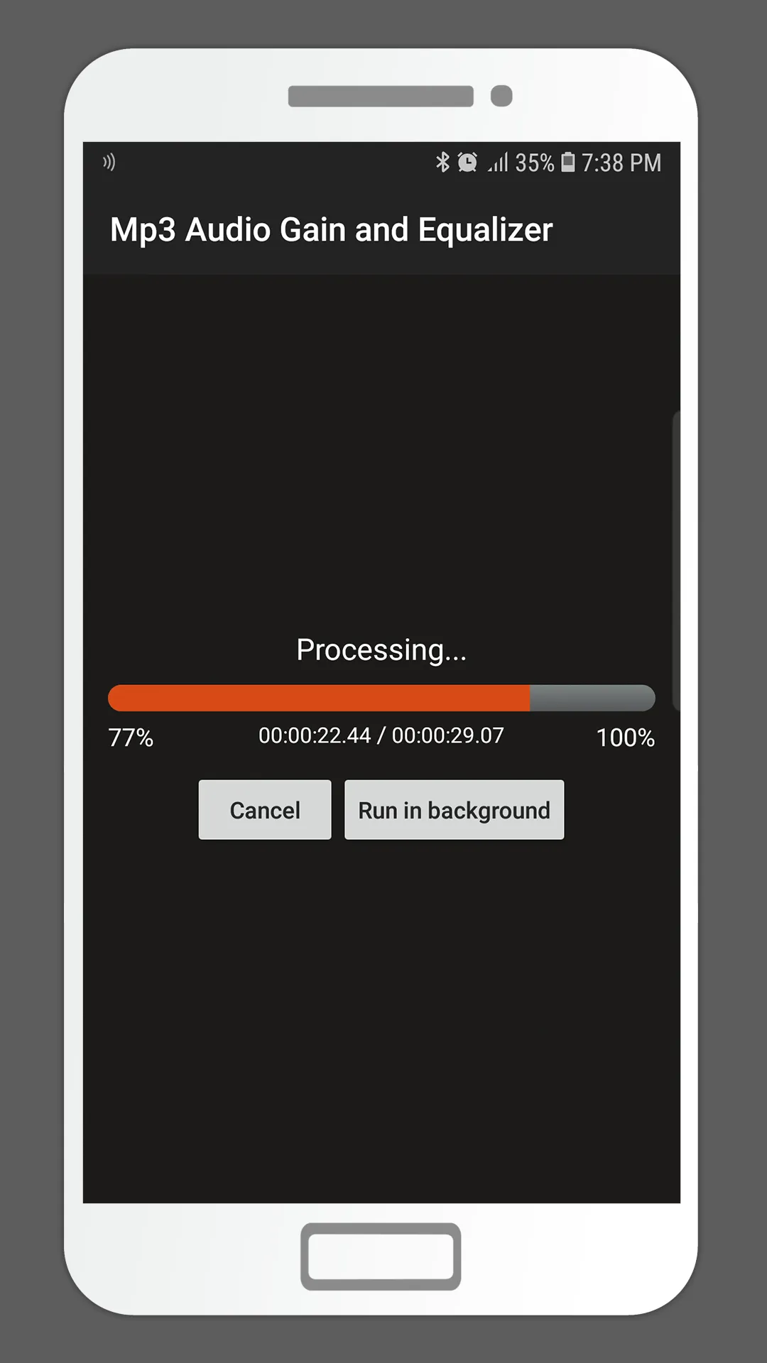 MP3 Audio Gain and Equalizer | Indus Appstore | Screenshot