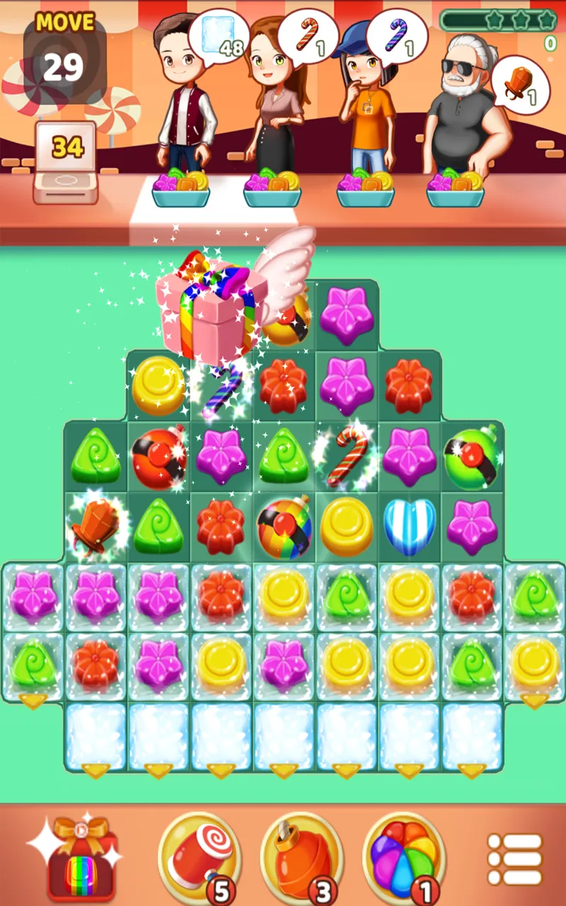 Sweet Jelly Puzzle(Match 3) | Indus Appstore | Screenshot