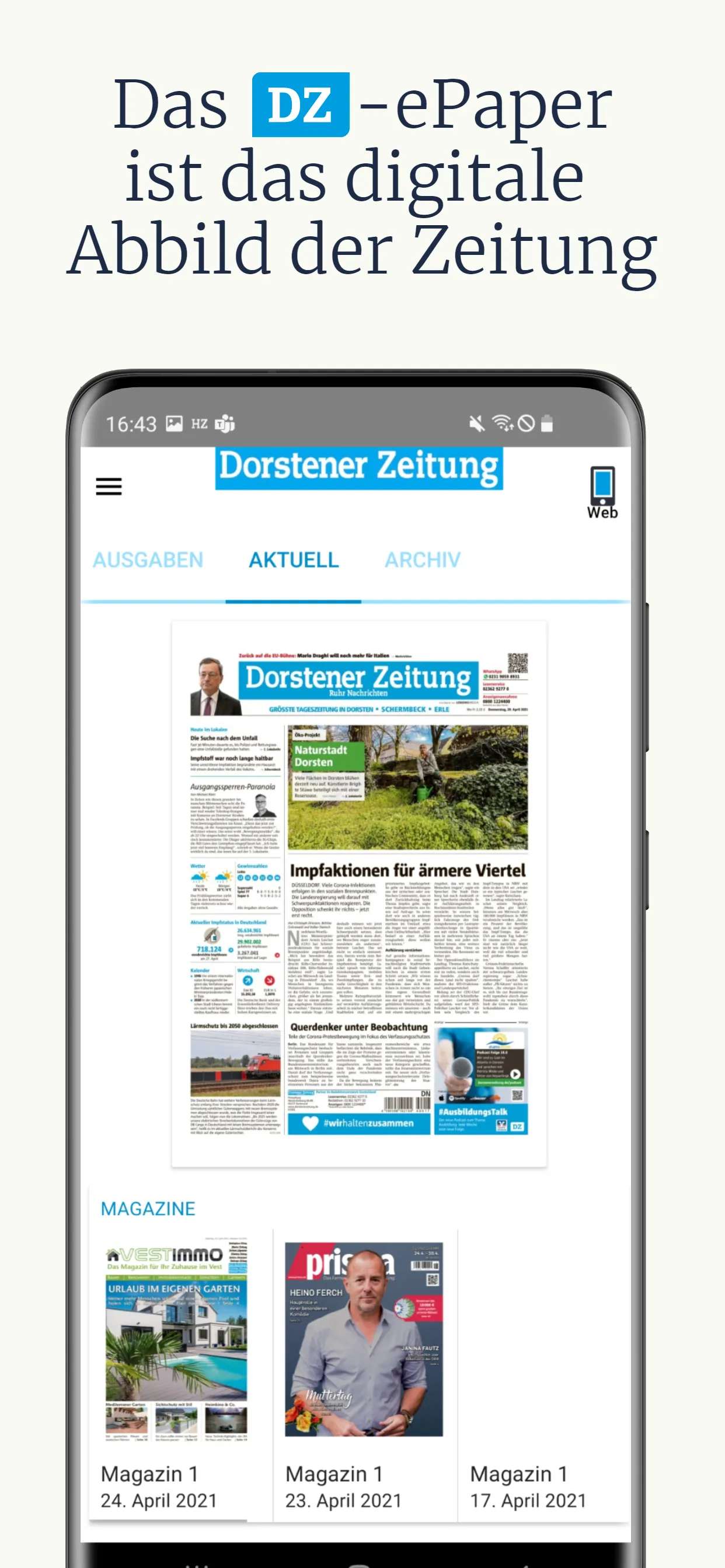 Dorstener Zeitung | Indus Appstore | Screenshot