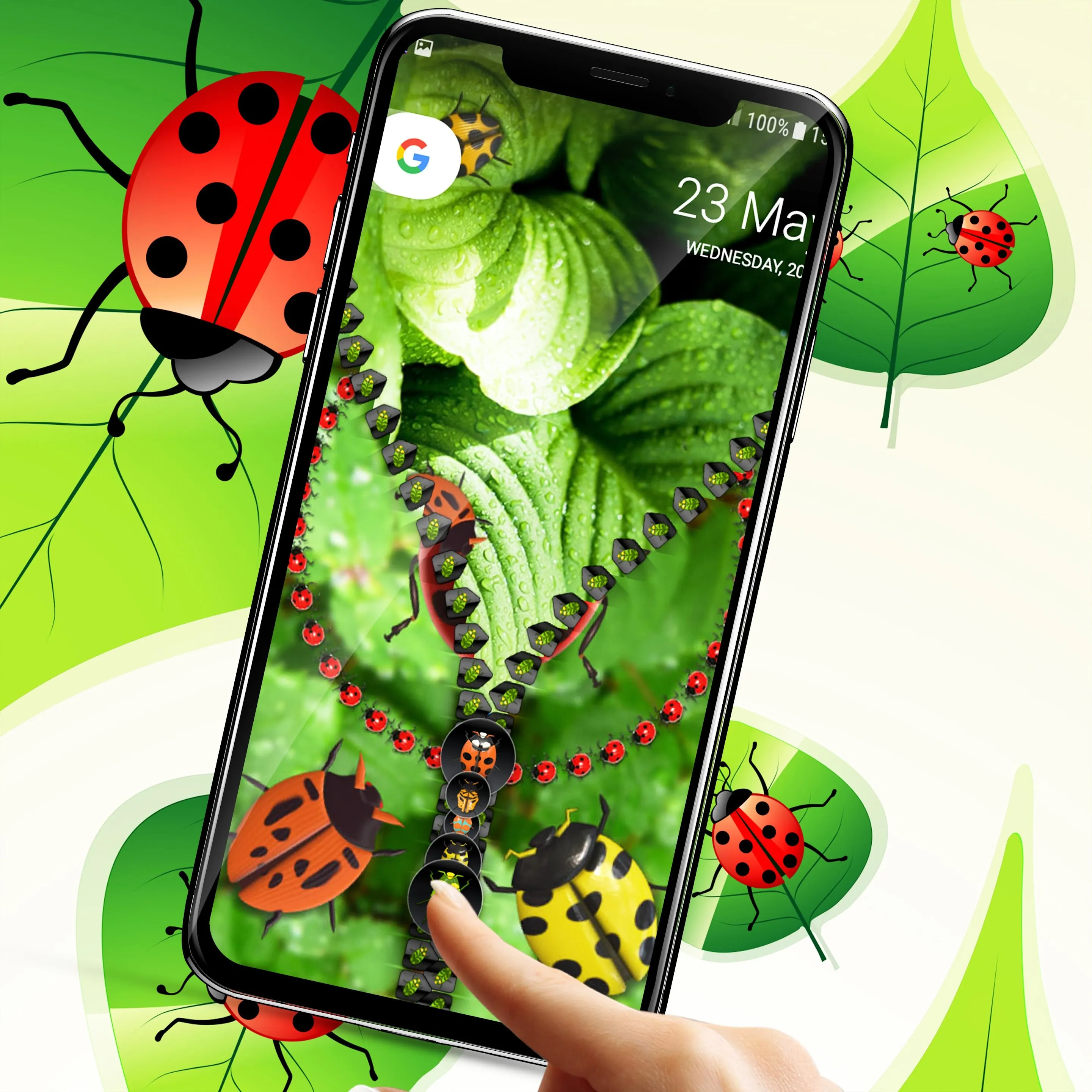 Ladybug lock screen | Indus Appstore | Screenshot