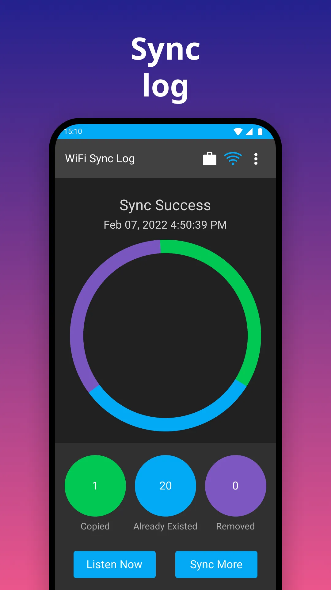 iSyncr: iTunes to Android | Indus Appstore | Screenshot