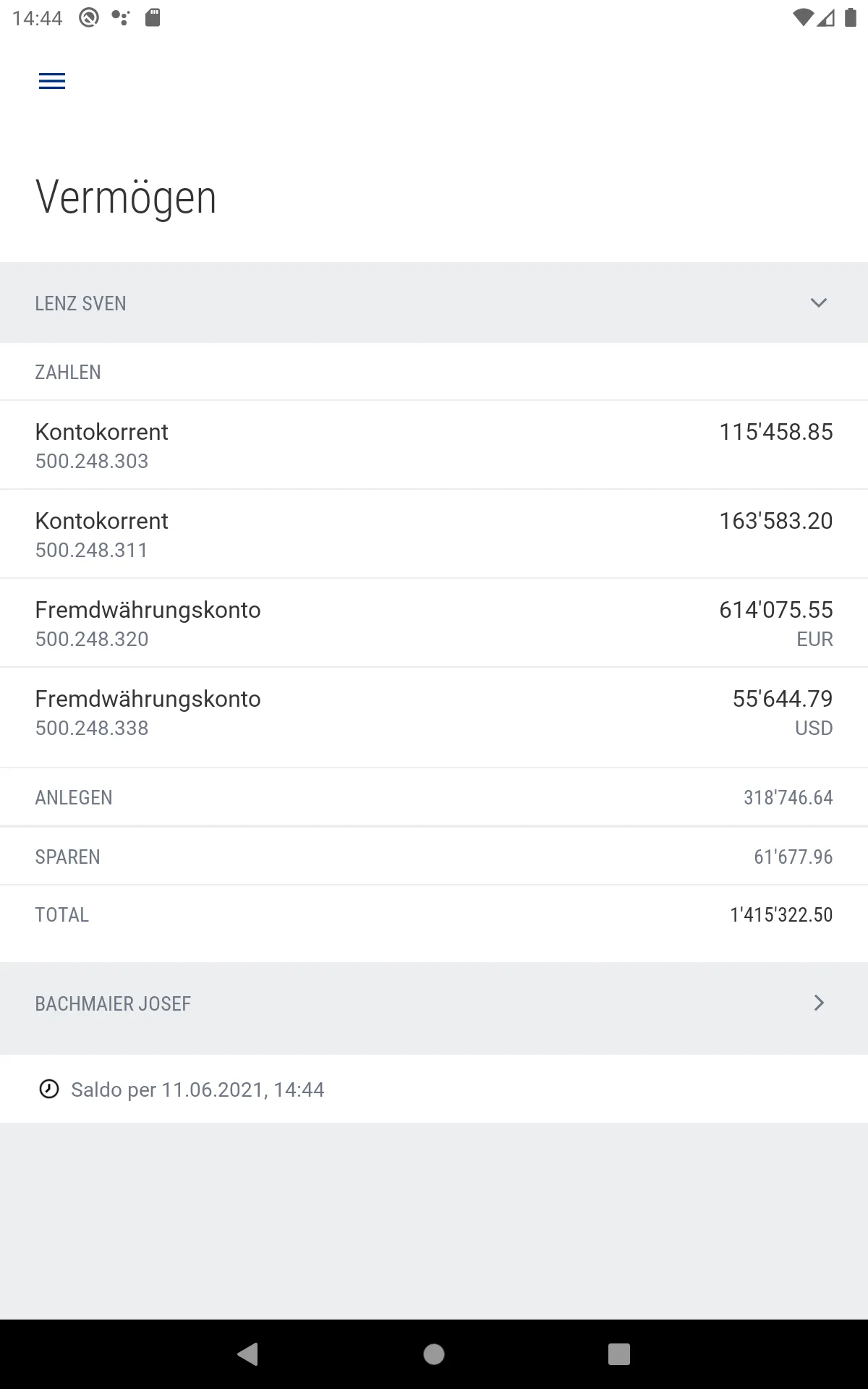 Spar+Leihkasse Riggisberg AG | Indus Appstore | Screenshot