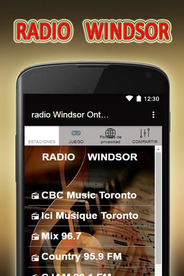 Windsor Ontario Canada radios | Indus Appstore | Screenshot