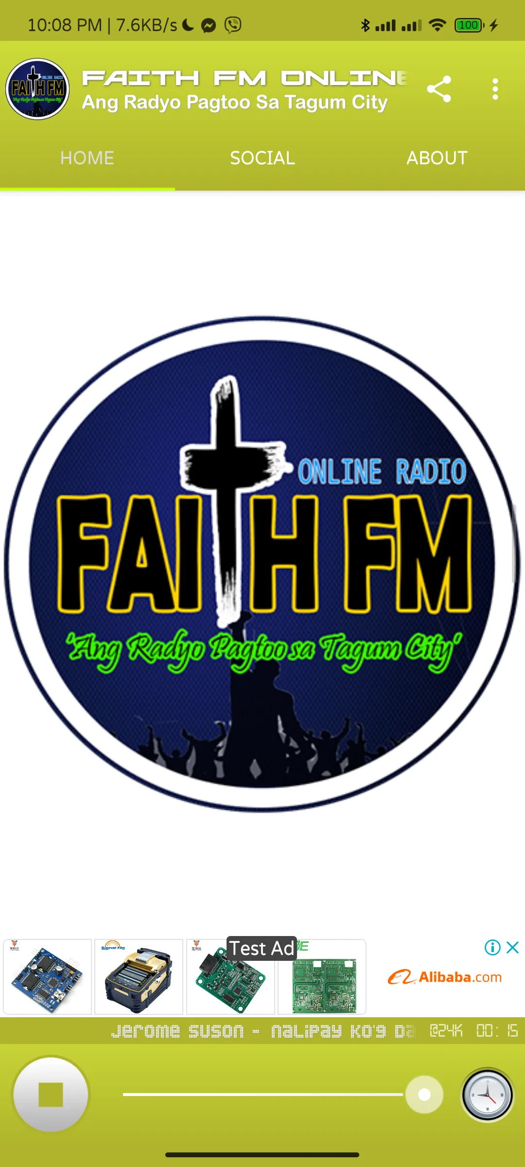 FAITH FM ONLINE RADIO | Indus Appstore | Screenshot