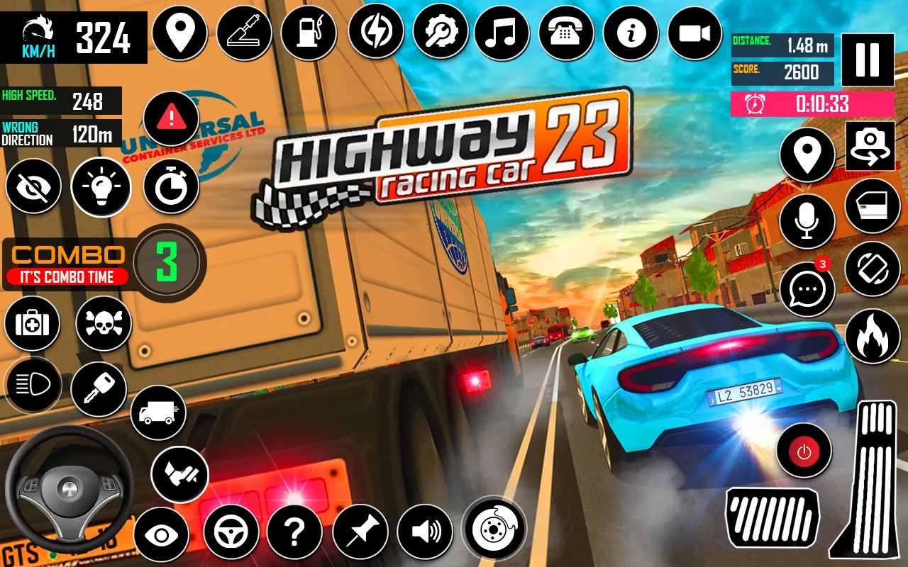 Highway Car Racing 3D Games | Indus Appstore | Screenshot