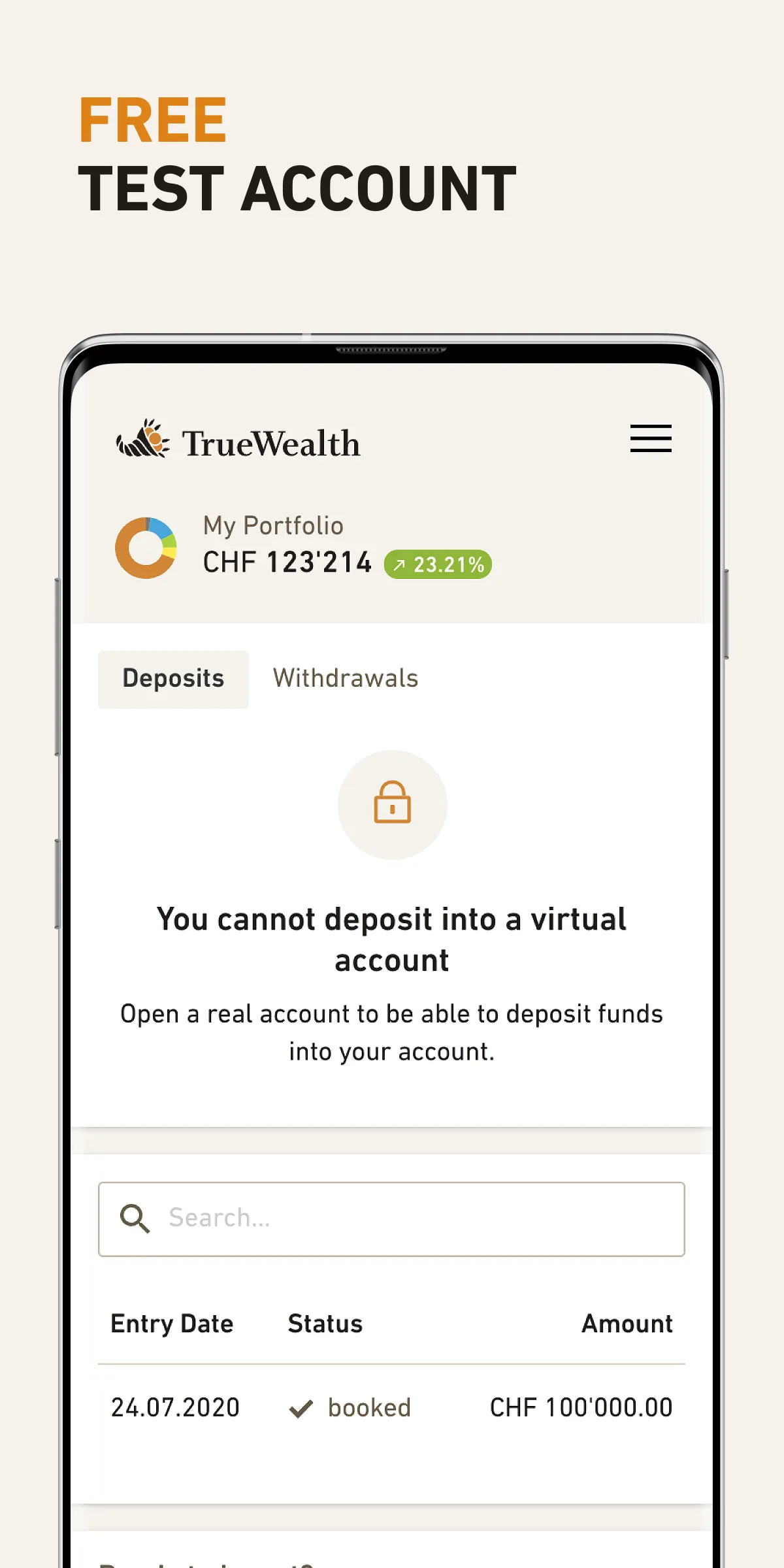 True Wealth | Indus Appstore | Screenshot