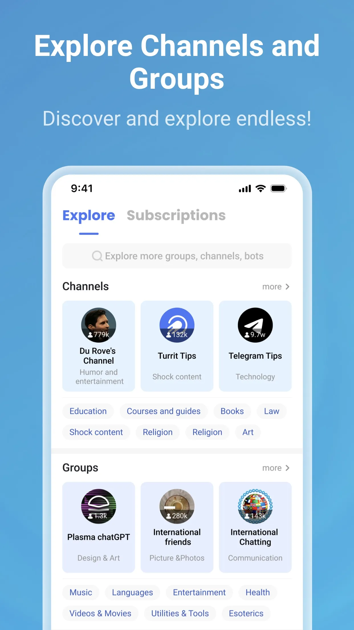 Turrit - Based on Telegram | Indus Appstore | Screenshot