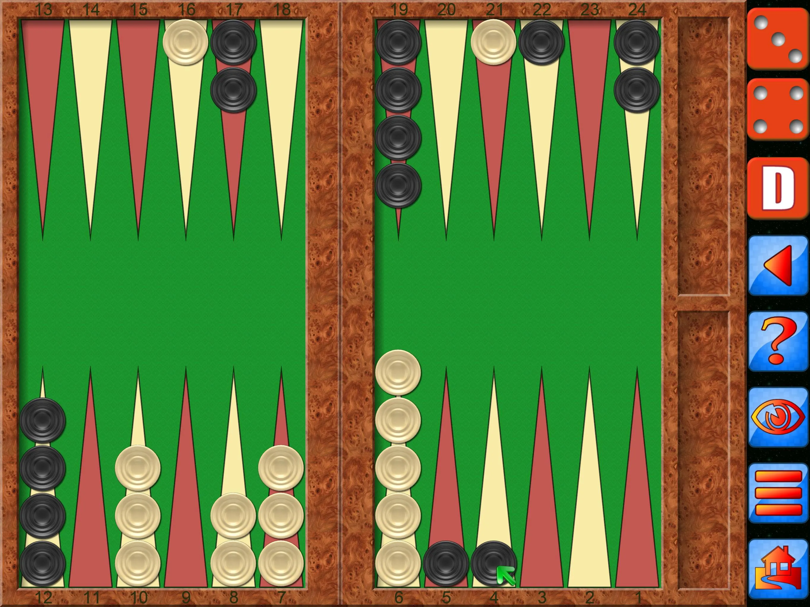 Backgammon V+ | Indus Appstore | Screenshot