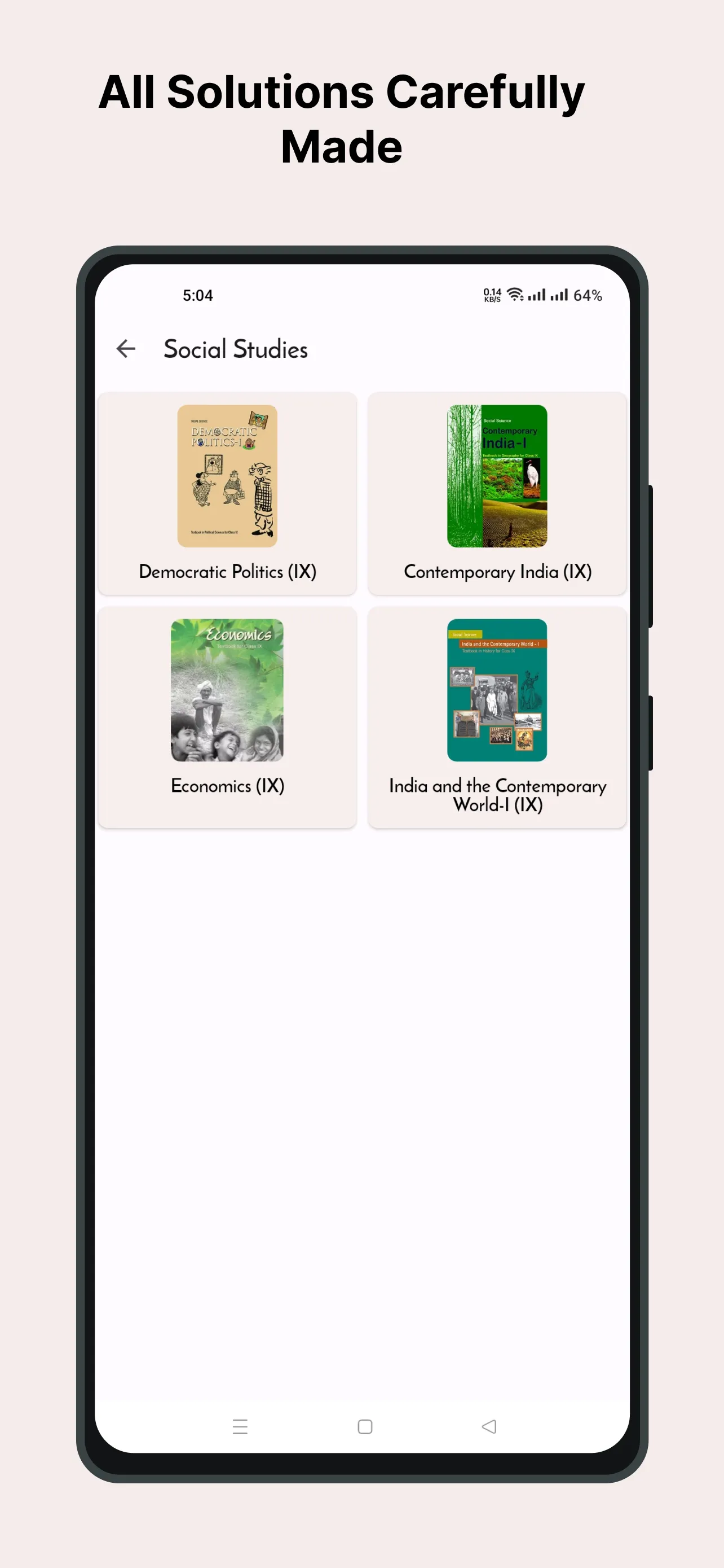 Class 9 All NCERT Solutions | Indus Appstore | Screenshot