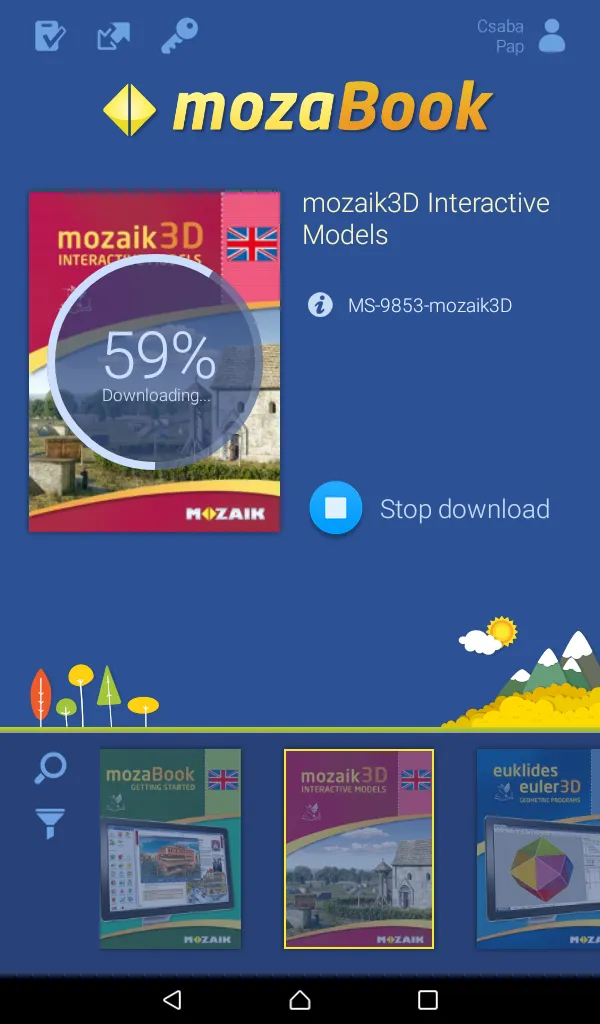 mozaBook | Indus Appstore | Screenshot