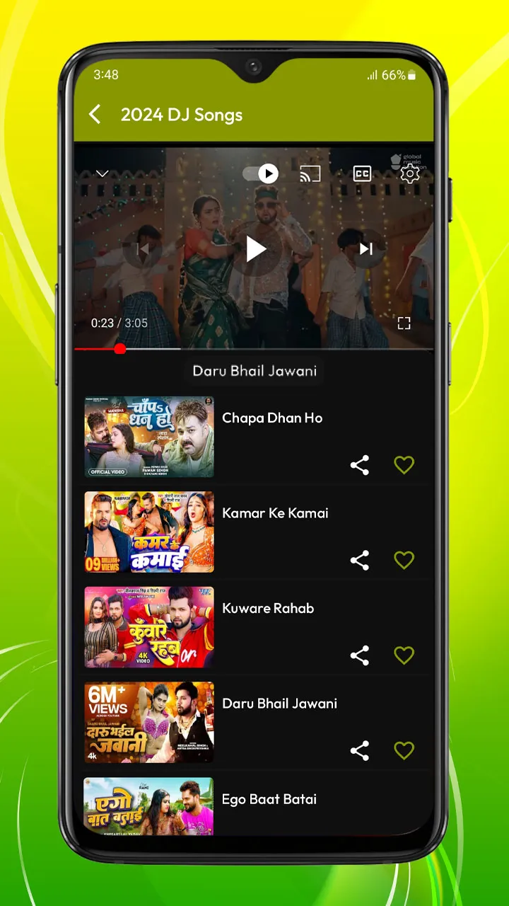 Bhojpuri DJ songs | Indus Appstore | Screenshot