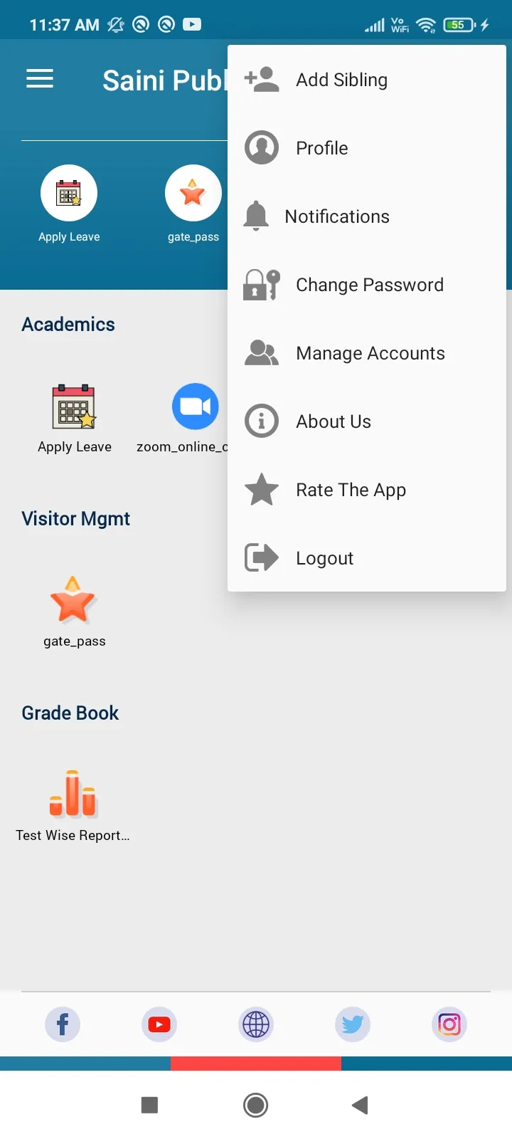 SPS Parent Portal | Indus Appstore | Screenshot