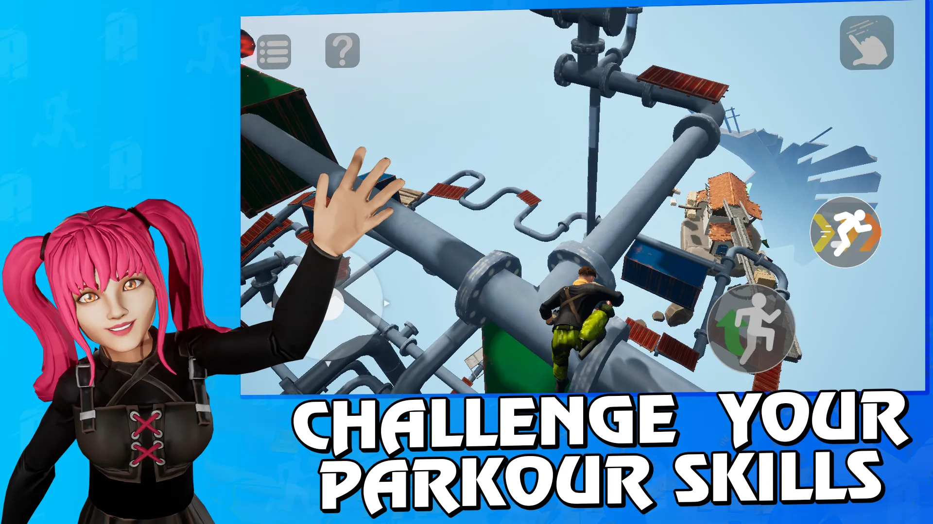 Skybound Only Up Parkour | Indus Appstore | Screenshot