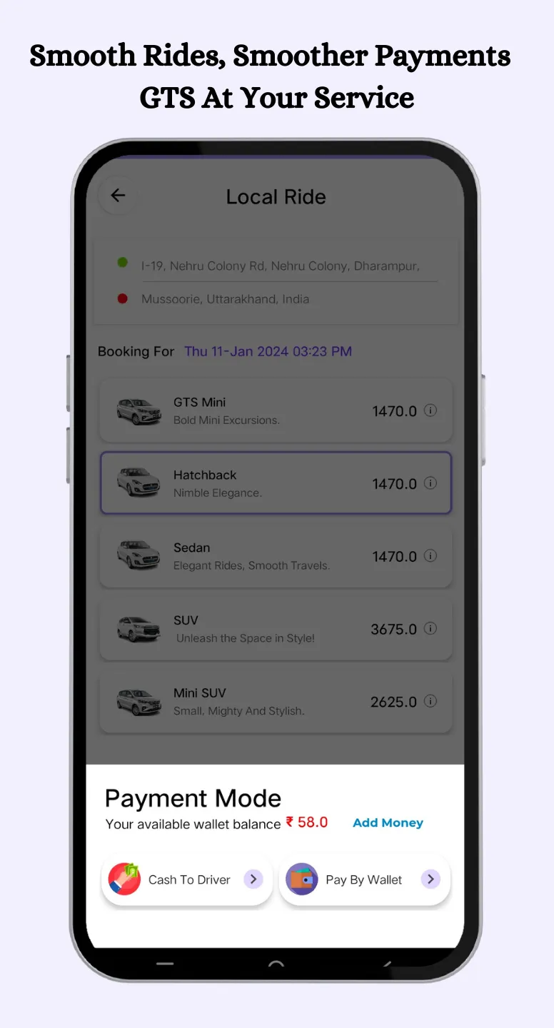 GTS CAR RENTAL | Indus Appstore | Screenshot