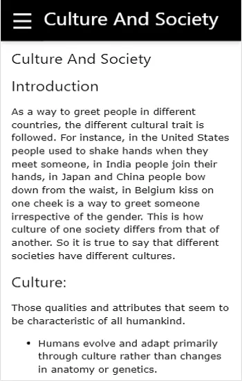 Culture and Society | Indus Appstore | Screenshot