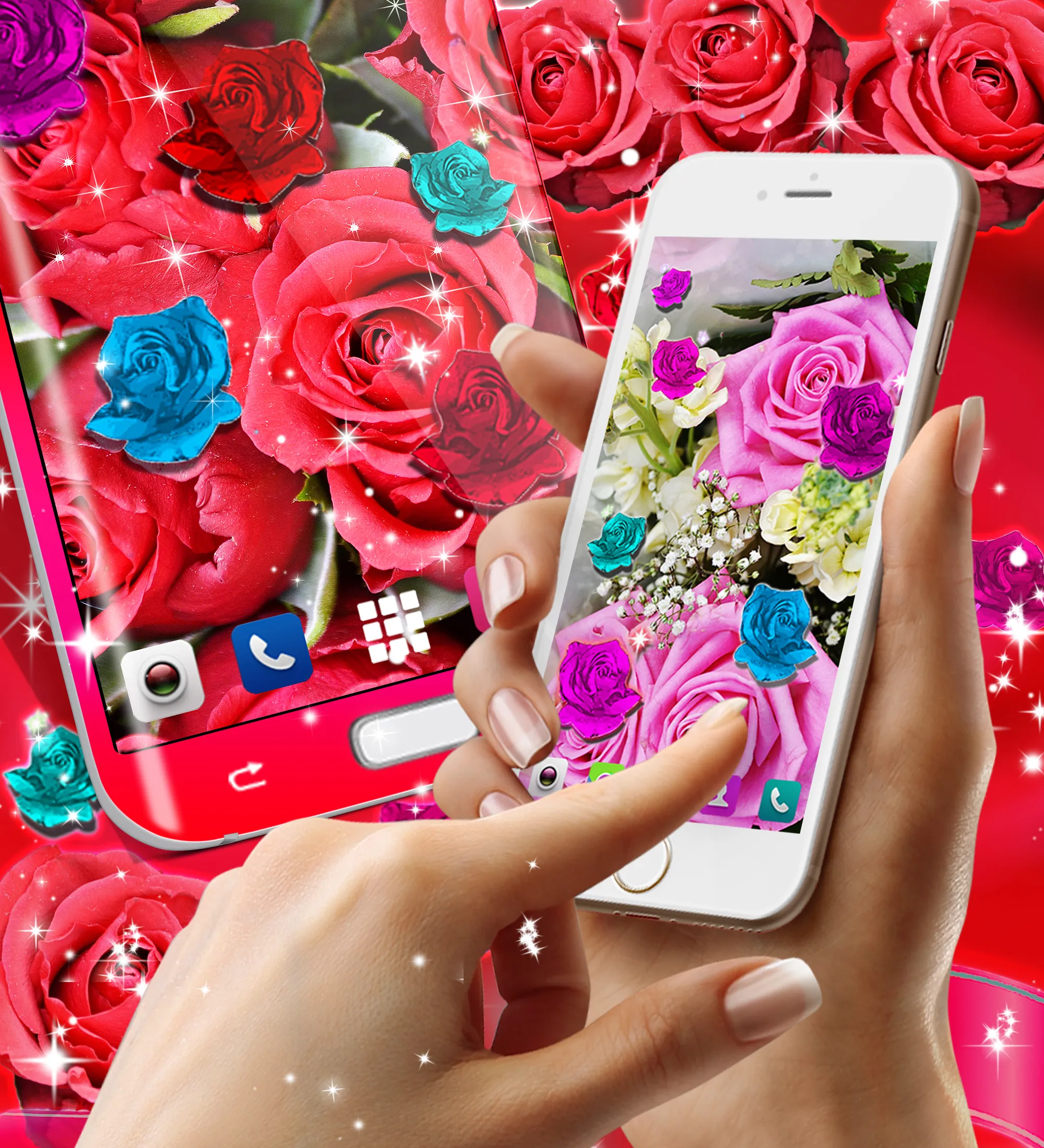 Rose live wallpaper | Indus Appstore | Screenshot