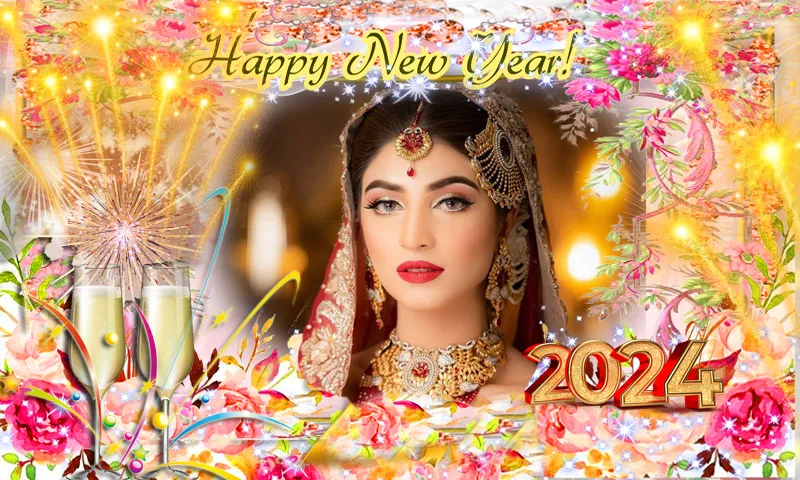 New year photo frame 2024 | Indus Appstore | Screenshot