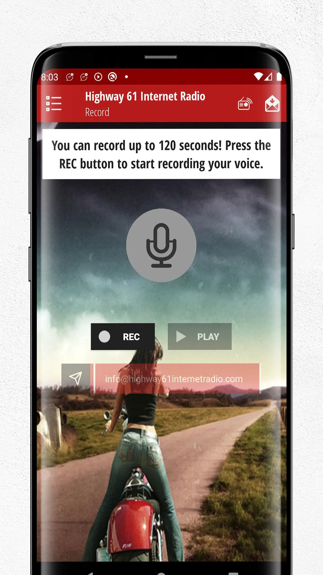 Highway 61 Internet Radio | Indus Appstore | Screenshot