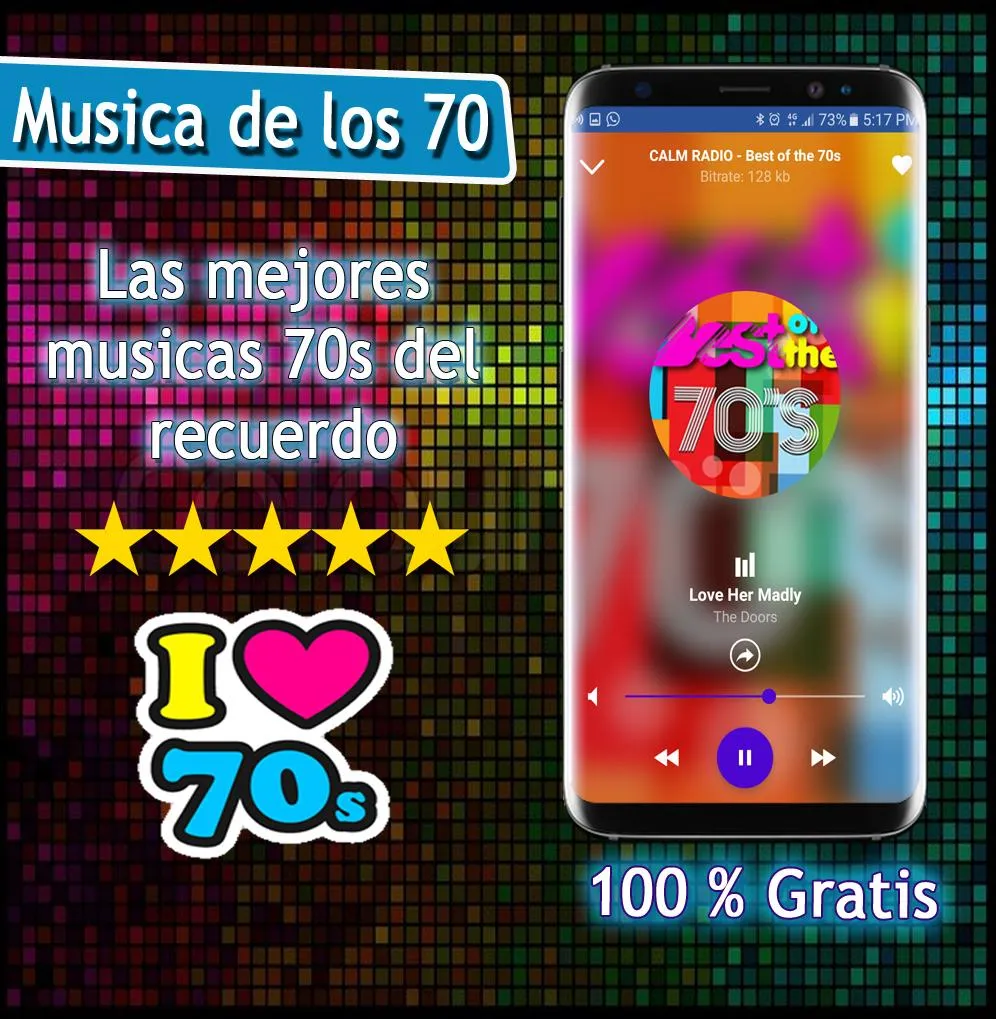 70s Music | Indus Appstore | Screenshot