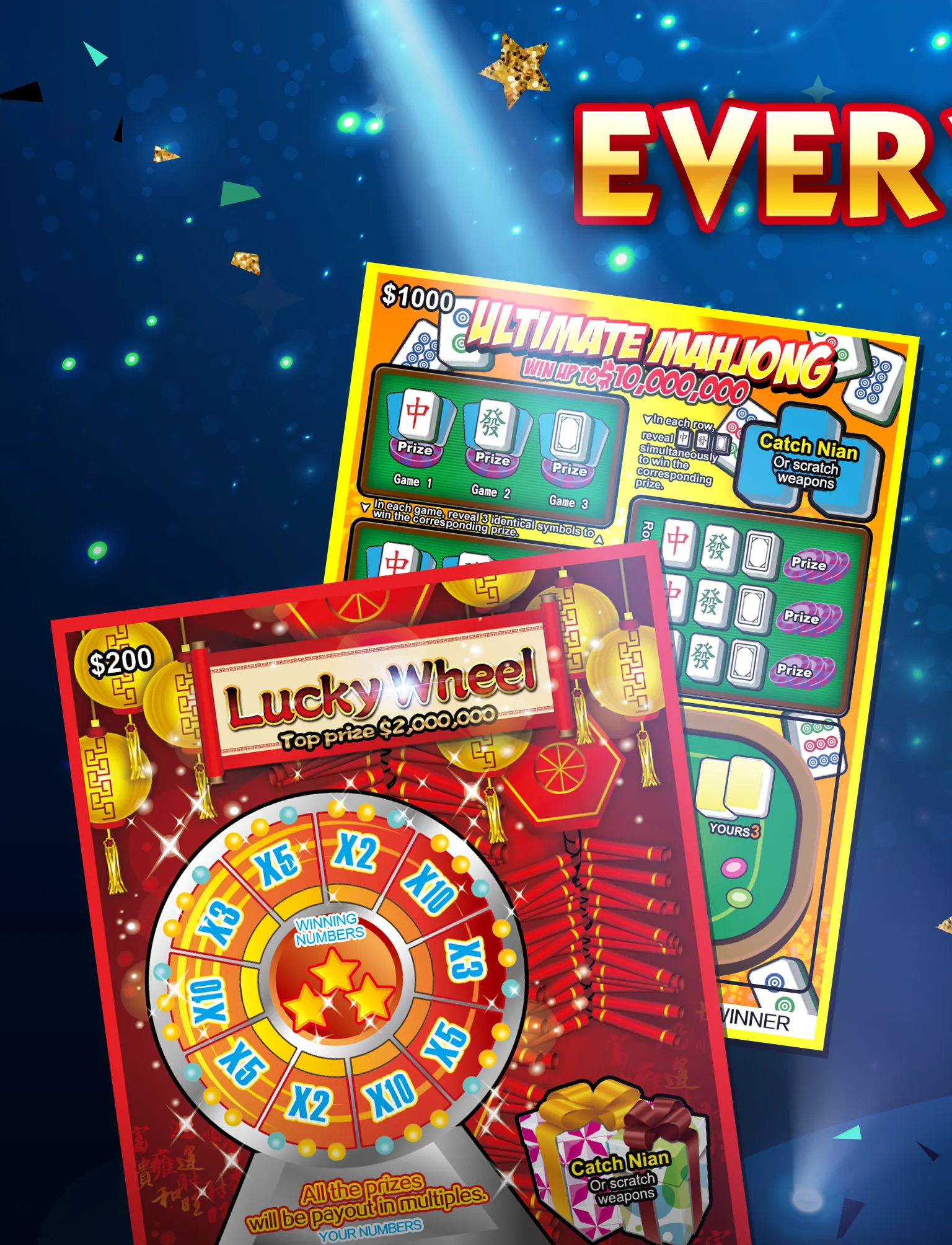 Lottery Scratch Off - Mahjong | Indus Appstore | Screenshot