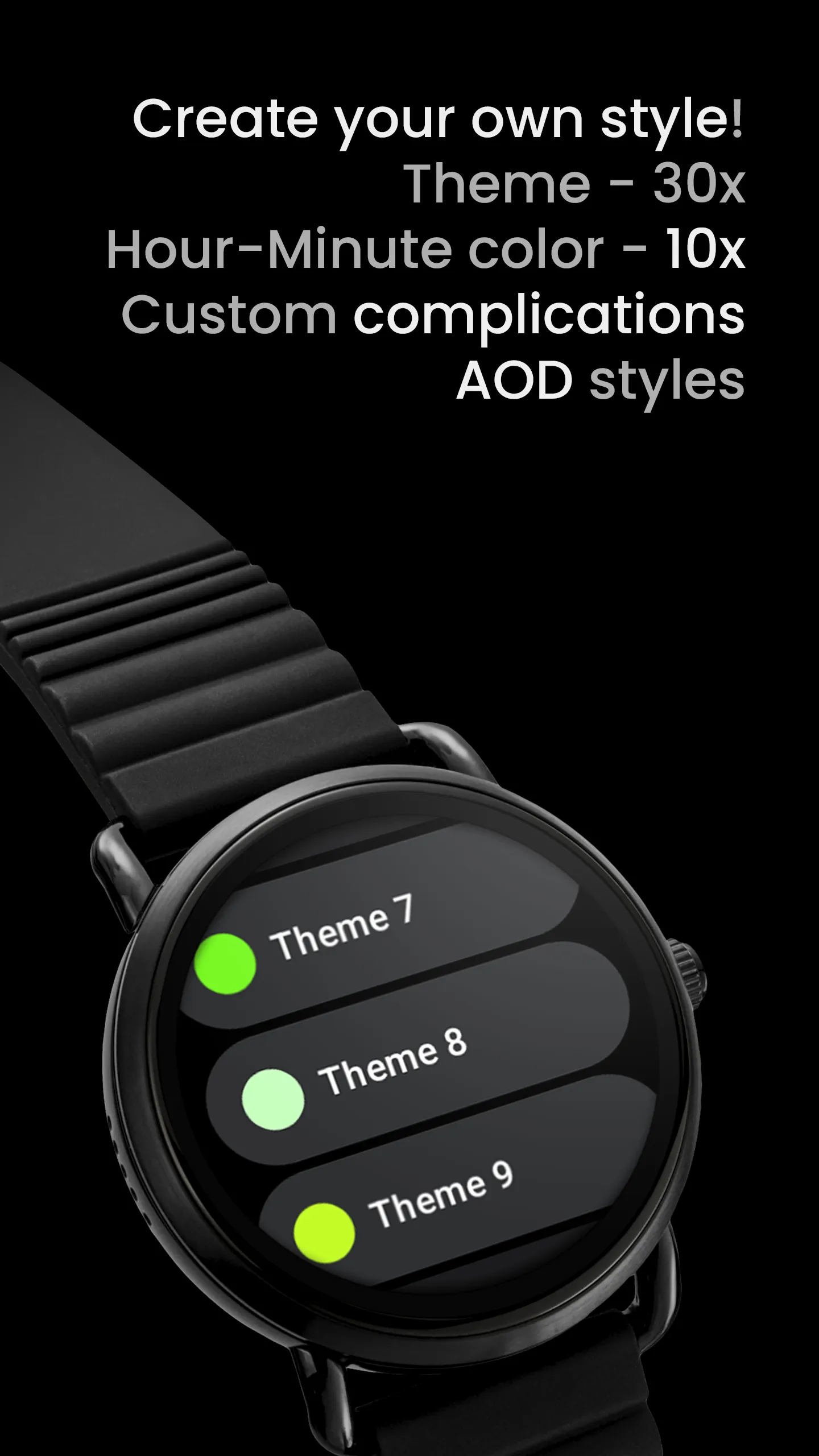 MNML Thin Watch face | Indus Appstore | Screenshot